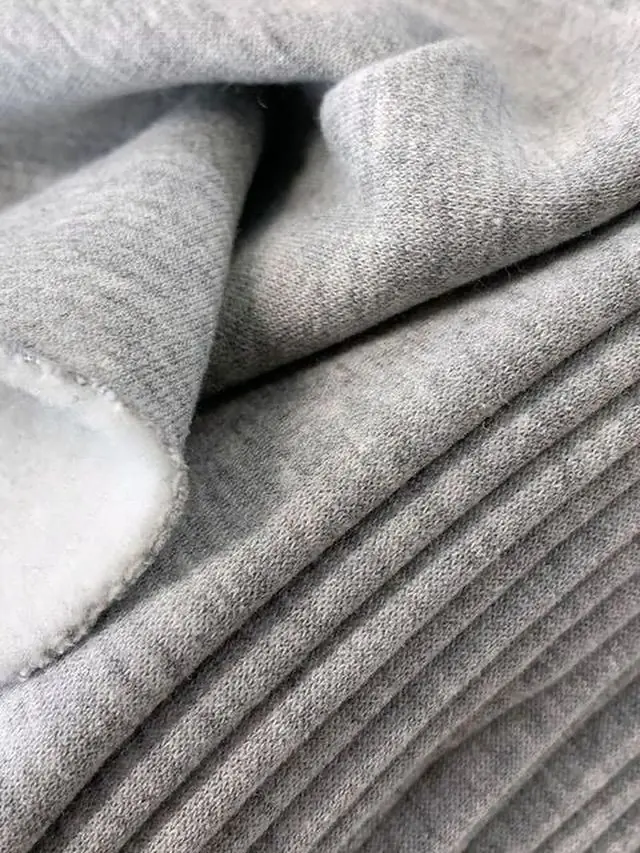 Fleece-back fabric