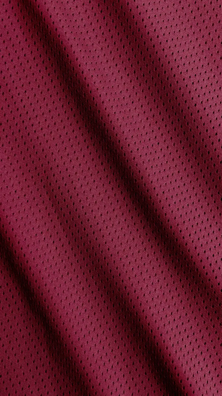 Mesh fabric — maroon